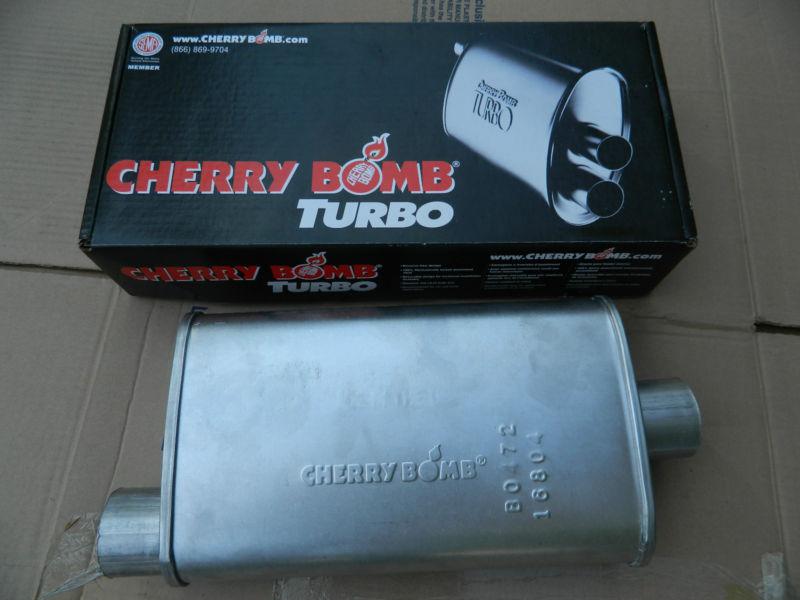Cherry bomb 16804 muffler turbo free shipping