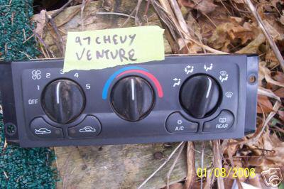 97 - chevrolet - venture ac / heater controler