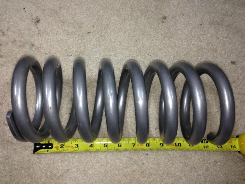 1967-1970 mustang front coil spring, gray powder coat, 550 lbs rate, 1" lower 