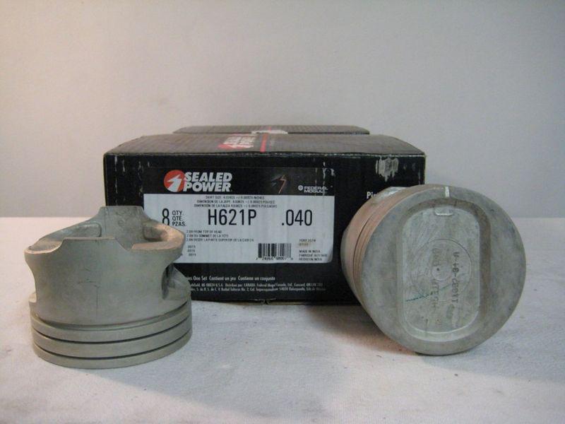 Ford 351w sealed power pistons (cast) oversized .040