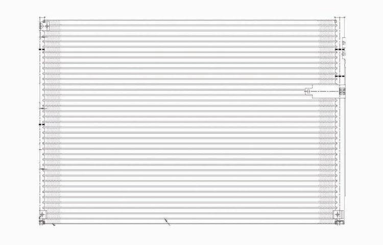 Replacement ac condenser parallel flow type 06-09 honda civic 4 door 80110snaa01