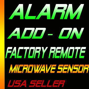 Add on oem factory car alarm security microwave sensor