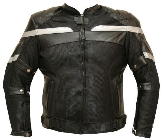 Ce armor bike mesh leather motorcycle jacket black xxl