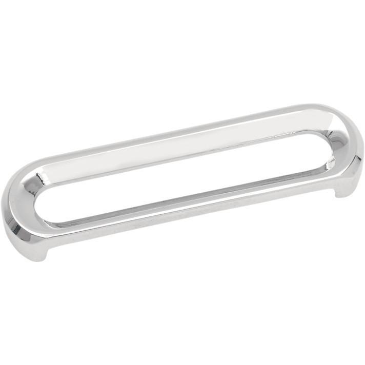 Drag specialties chrome billet indicator light bezel for harley touring