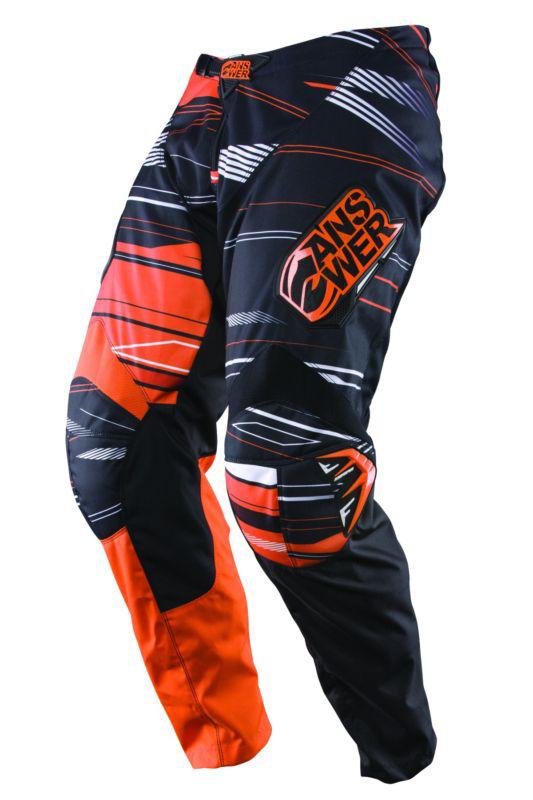 Answer a13 syncron motocross motorcycle pants orange size y24
