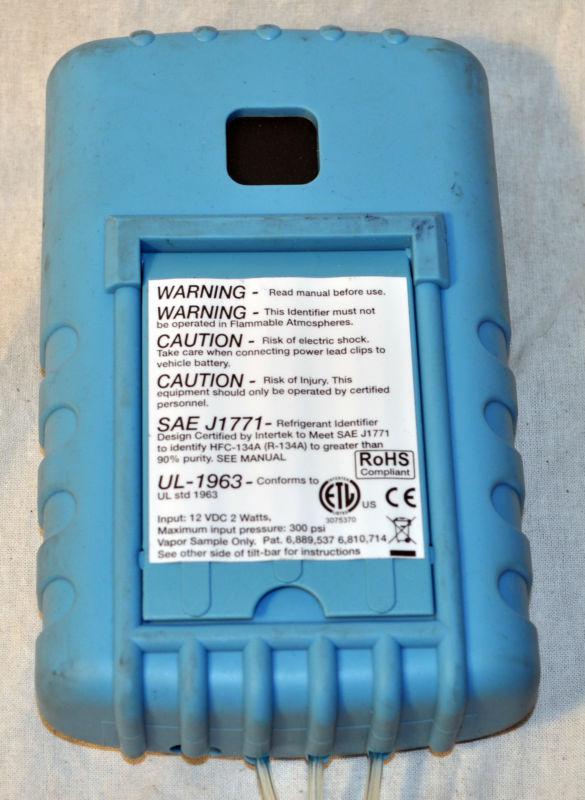 Purchase REFRIGERANT IDENTIFIER FOR R134A No Reserve & Free Shipping