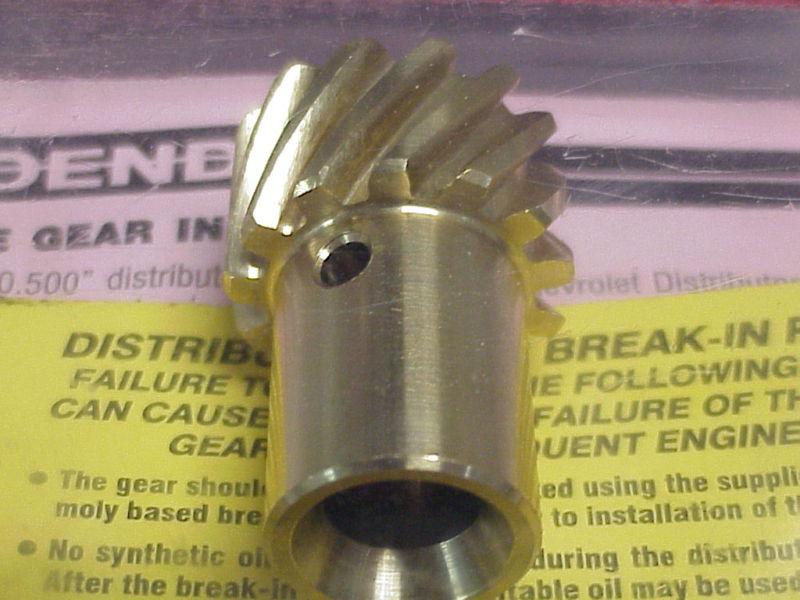 Purchase NEW MSD Brass Oversize .015" Distributor Gear V8 Chevy 84724 NHRA IHRA IMCA in