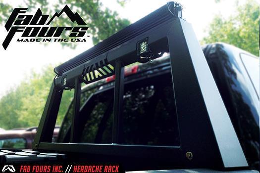 2007-2013 chevy silverado/ gmc sierra fab fours headache rack hr2000-b