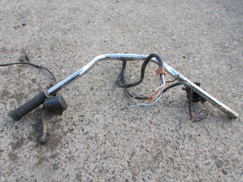 1975 cb500  cb 500 cb500t handlebars bars w/ controls switches