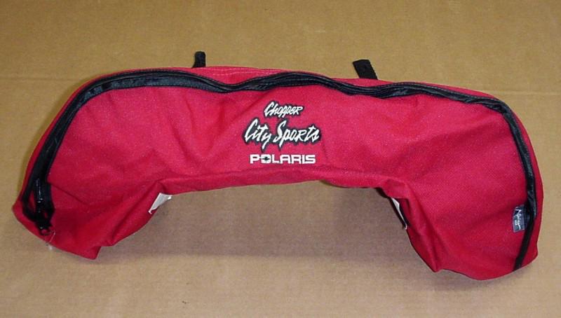 Polaris chopper city sports alpine snowmobile windshield bag indy 1988 - 1998 rn