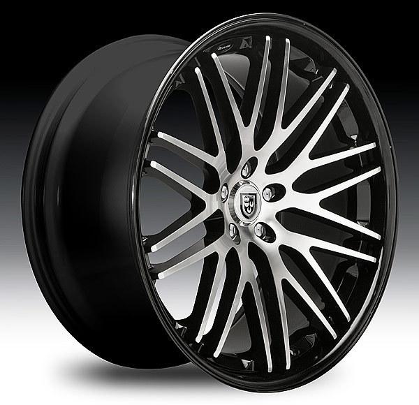 20" 22" lexani cvx-44 black chrome chevy camaro rs ss v6 v8 staggered tires