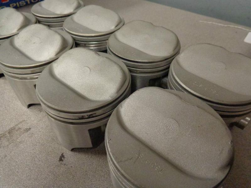 Purchase Set of 8 302 CHEVY STANDARD BORE DOME PISTONS 7501P STD