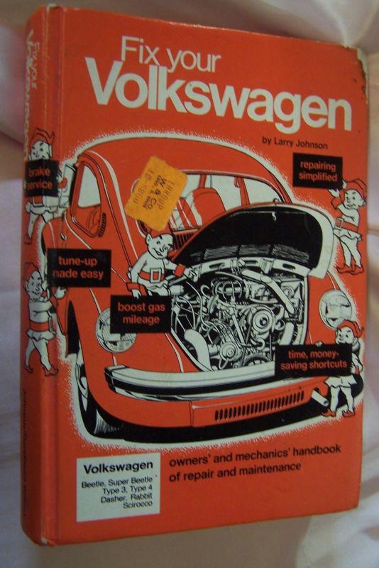 Volkswagen repair & maintenance handbook vw 1954 to 1977 hard cover