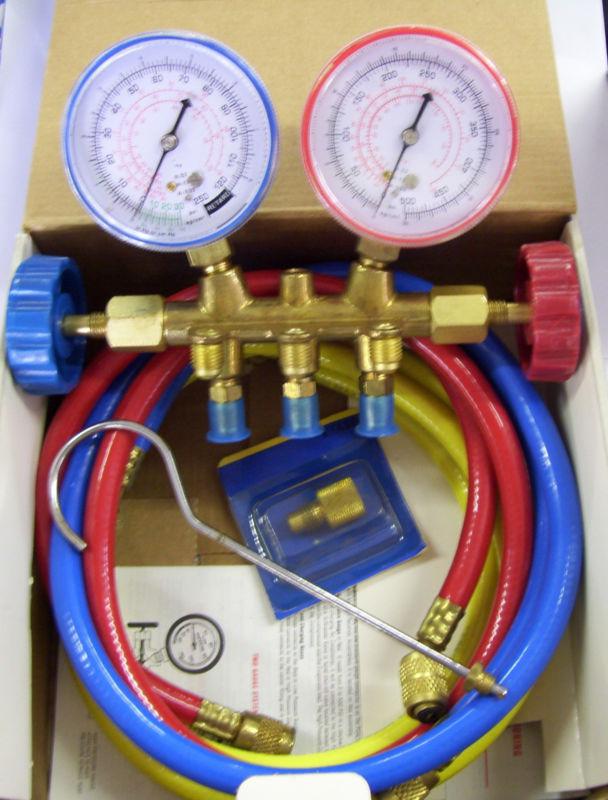 Interdynamics professional  air conditioning manifold gauge set  r-12 r-22 & 502