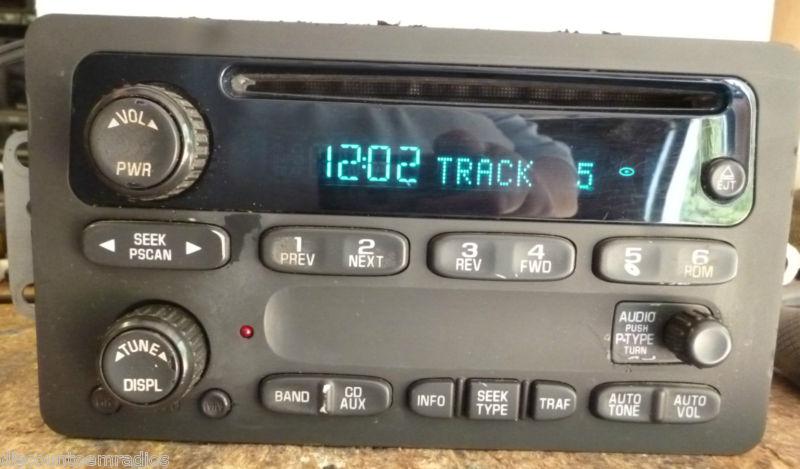 00-05 chevrolet malibu cavalier monte carlo impala radio cd 10346316 *