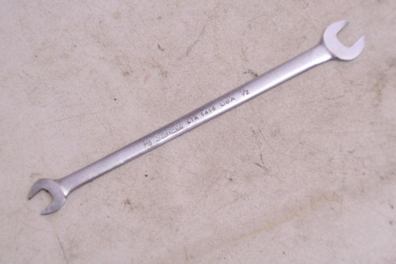 Snap on lta 1416 7/16 x 1/2 open end wrench 