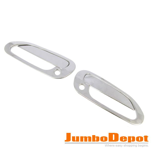 Chrome steel side door handle cover trim for honda accord coupe 98 99 00 01 02
