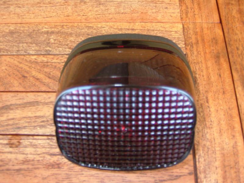 HARLEY TAIL LIGHT - SMOKED LENS - BLACK FRAME, US $0.99, image 2