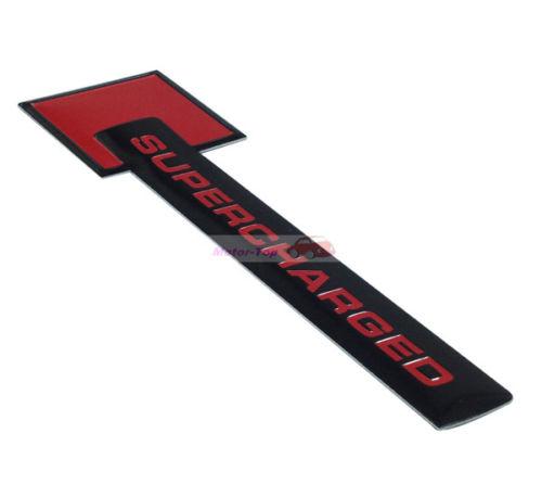 2pcs RED SUPERCHARGED SUPER CHARGED EMBLEMS BADGE Land Range Rover Jaguar XKR XJ, US $13.90, image 5