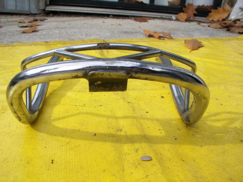 Buy Harley '58 '64 Chrome rear Fender Trim Bumper Chopper Bobber in