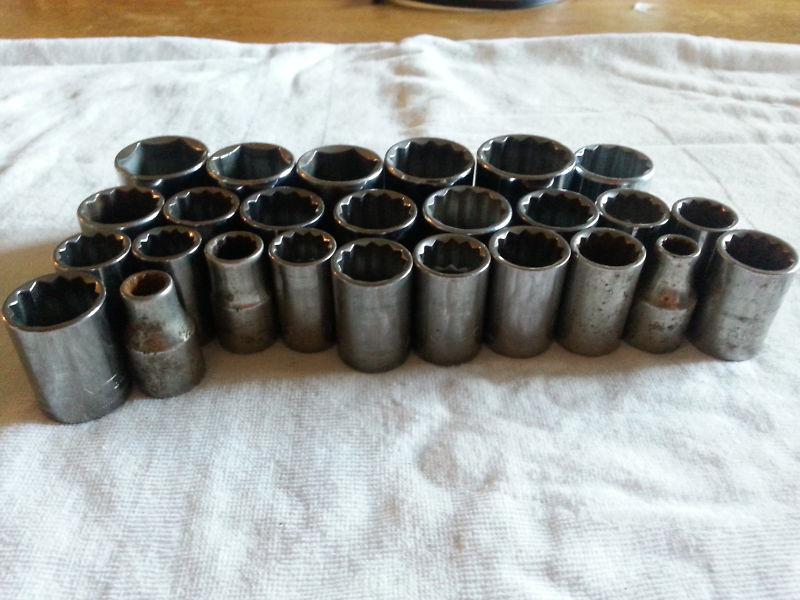 Craftsman 1/2 socket lot