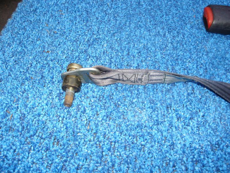 97-06 Jeep Wrangler TJ OEM Rear Seat Belts Complete Set Grey Nice FREE SHIPPING, US $74.64, image 6