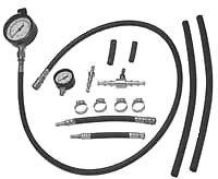 Tool aid 53950 fuel injection pressure tester with 2 gages and quick coupler