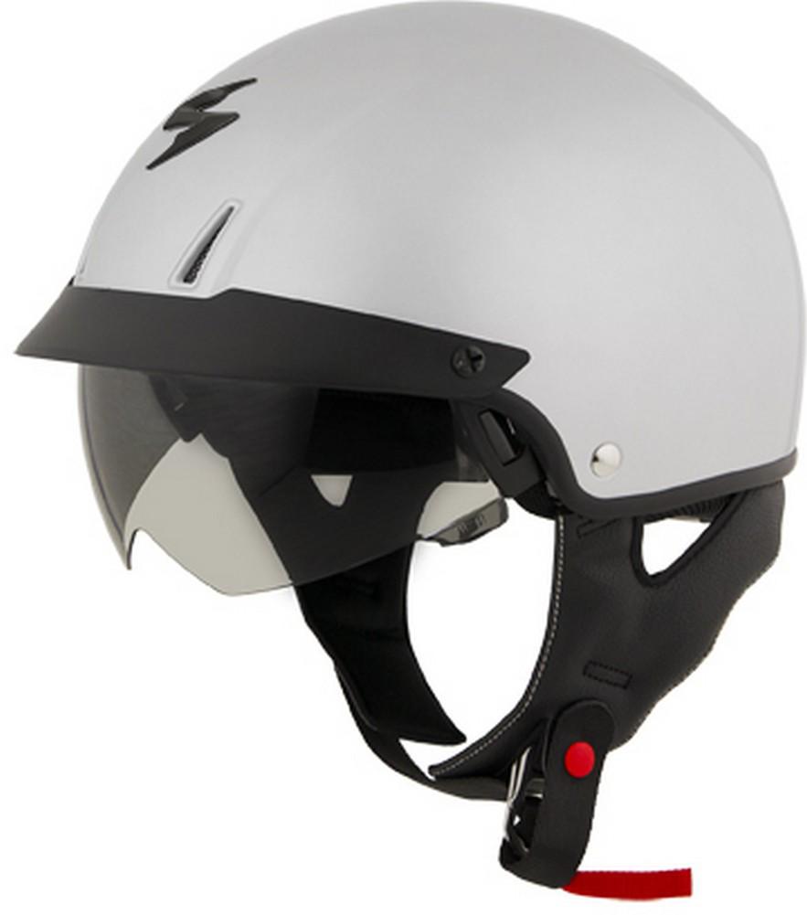 Scorpion exo-c110 half-shell street helmet - hypersilver