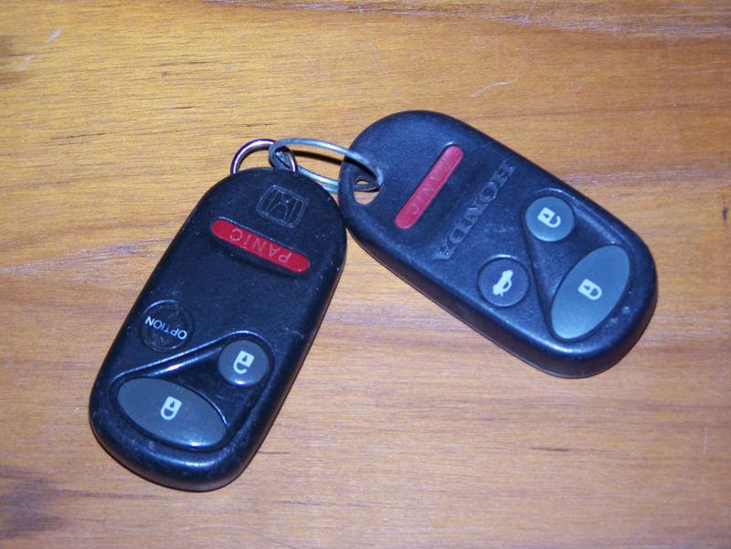 Honda  accord remotes  no reserve