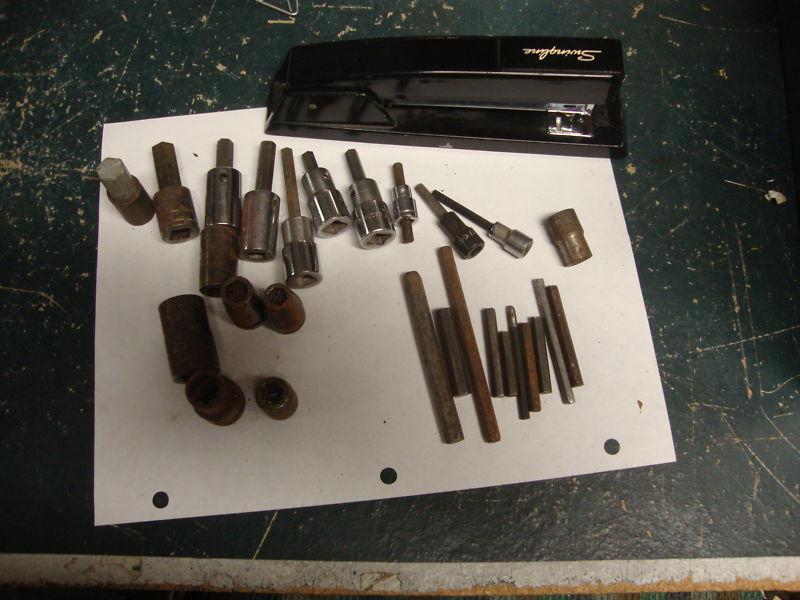 Sockets and hex driver misc rusty lot