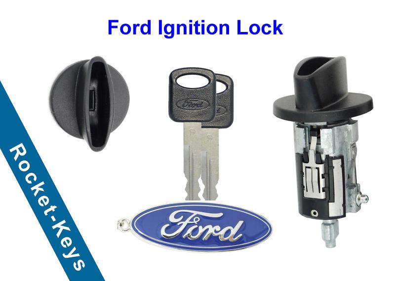 Ford f150 f250 ranger taurus mustang expedition ignition lock cylinder w/2 keys