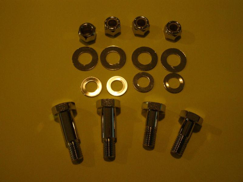 V-twin manufacturing 37-0476 chrome shock stub kit new