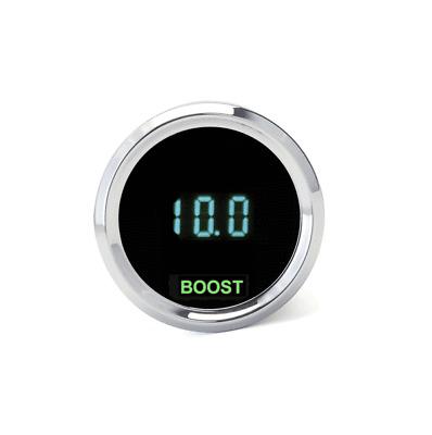 Dakota digital 2-1/16" round vacuum boost gauge & sensor teal display odyr-09-5