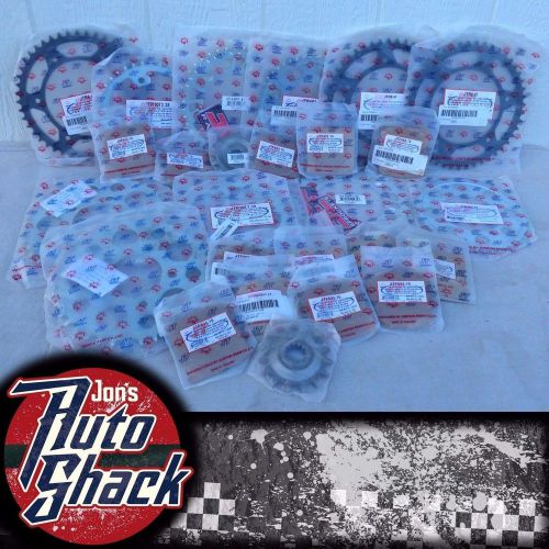 Lot of 37 jt sprockets for honda kawasaki suzuki yamaha - motorcycle parts
