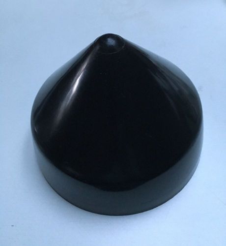Marine dock 7" piling cone shaped cap boat pylon edge post head black cover