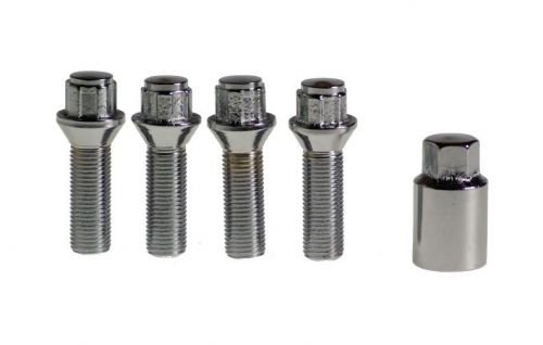 Vw extended wheel lock bolts locks set 38mm 14x1.5 conical seat vw audi mercedes