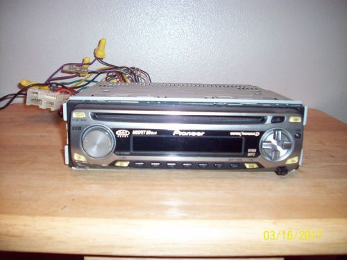 Pioneer DEH-P3700MP CD Receiver + mounting sleeve + wiring harness + faceplate, image 1