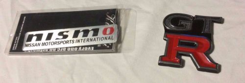Skyline r33 rear gtr emblem on boot nissan nismo