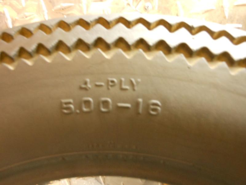 Firestone Deluxe Champion 500 5.00 16 4PR Tire 3.77mm Tread Remaining 911137, US $59.99, image 5