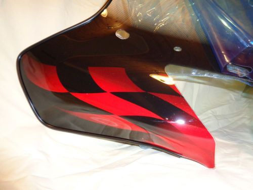 New yamaha snowmobile windshield red flag  rx1 rs vector rs rage rx warr