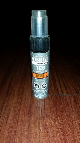 Genuine toyota touch up paint 1/2 oz pen &amp; brush 1e6 charcoal grey metallic