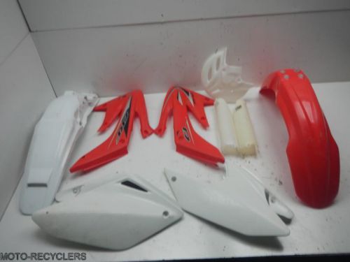 09 crf250x crf250 250x plastic front rear fender shrouds # plates #36-22515