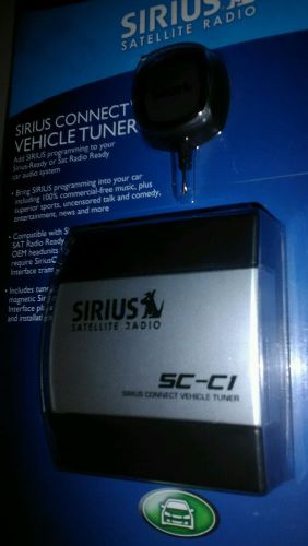 Brand new sealed sirius sc-c1 connect vehicle tuner/cable/antenna/mounting plate