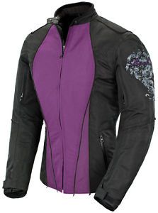Joe rocket alter ego 3.0 jacket purple / black ladie's size 1-diva