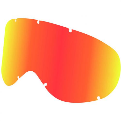 Castle eyewear force/force se goggle replacement dual lens red mirror