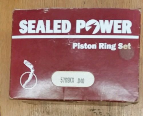 Gmc v6 432 v 6 v-6 piston ring set  new  .040 oversize