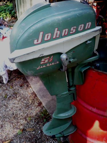 '53-'54 cd-11 johnson sea horse 5.5hp outboard complete.delivery to your service