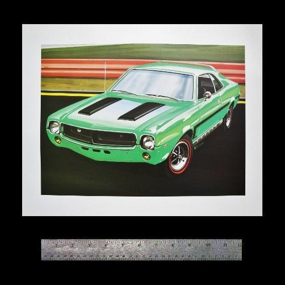 American Motors JAVELIN 1968 1969 1970 360 AMC AMX SST 33 Old ART PRINTS POSTERS, US $98.99, image 4