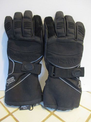 Tour master polar-tex motorcycle gloves size small black cordura
