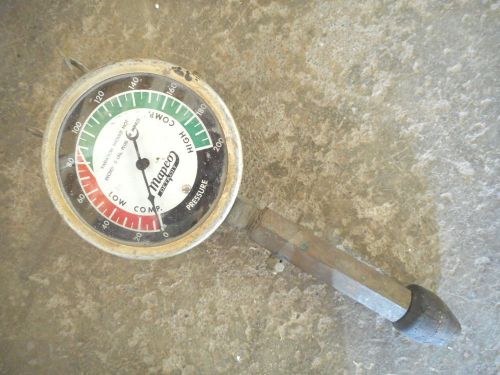 Mapco pressure compression gauge tool steam auto tractor, used